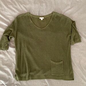 J. Jill light weight 3/4 sleeve sweater.